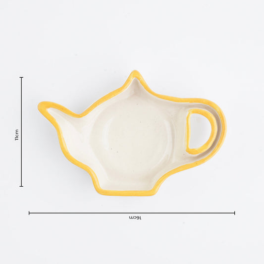 TeaTote Tea Bag Holder, Yellow