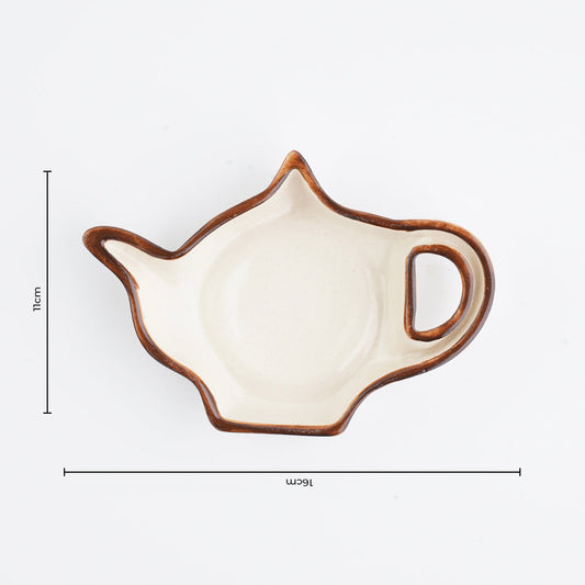 TeaTote Tea Bag Holder, Brown