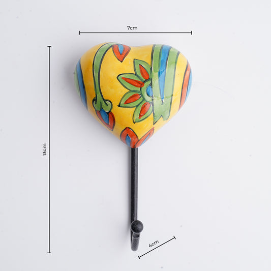 Heart assorted wall hook