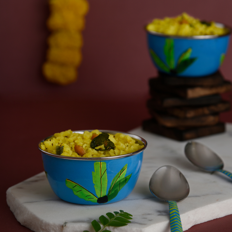 Malabar Bowl with spoon - Set of 4