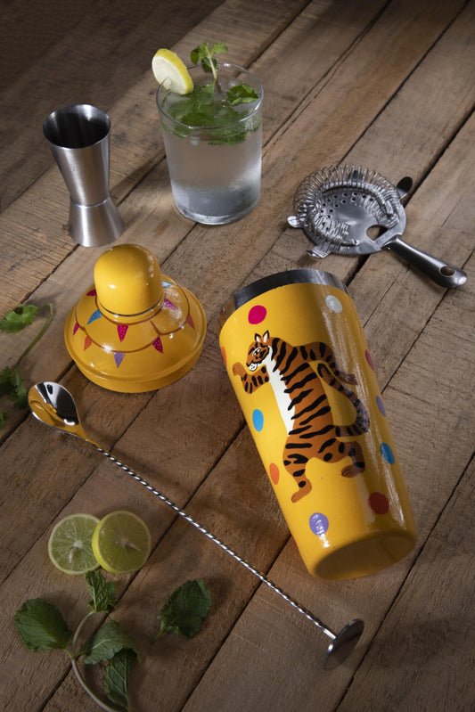 Tipsy Tiger Bar Accessories- Set of 4