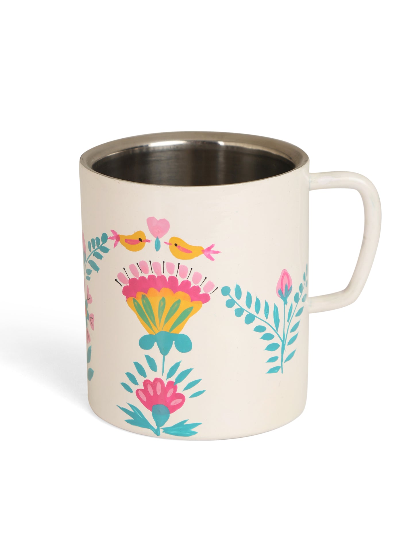 Gardenia double walled coffee mug- Set of 2
