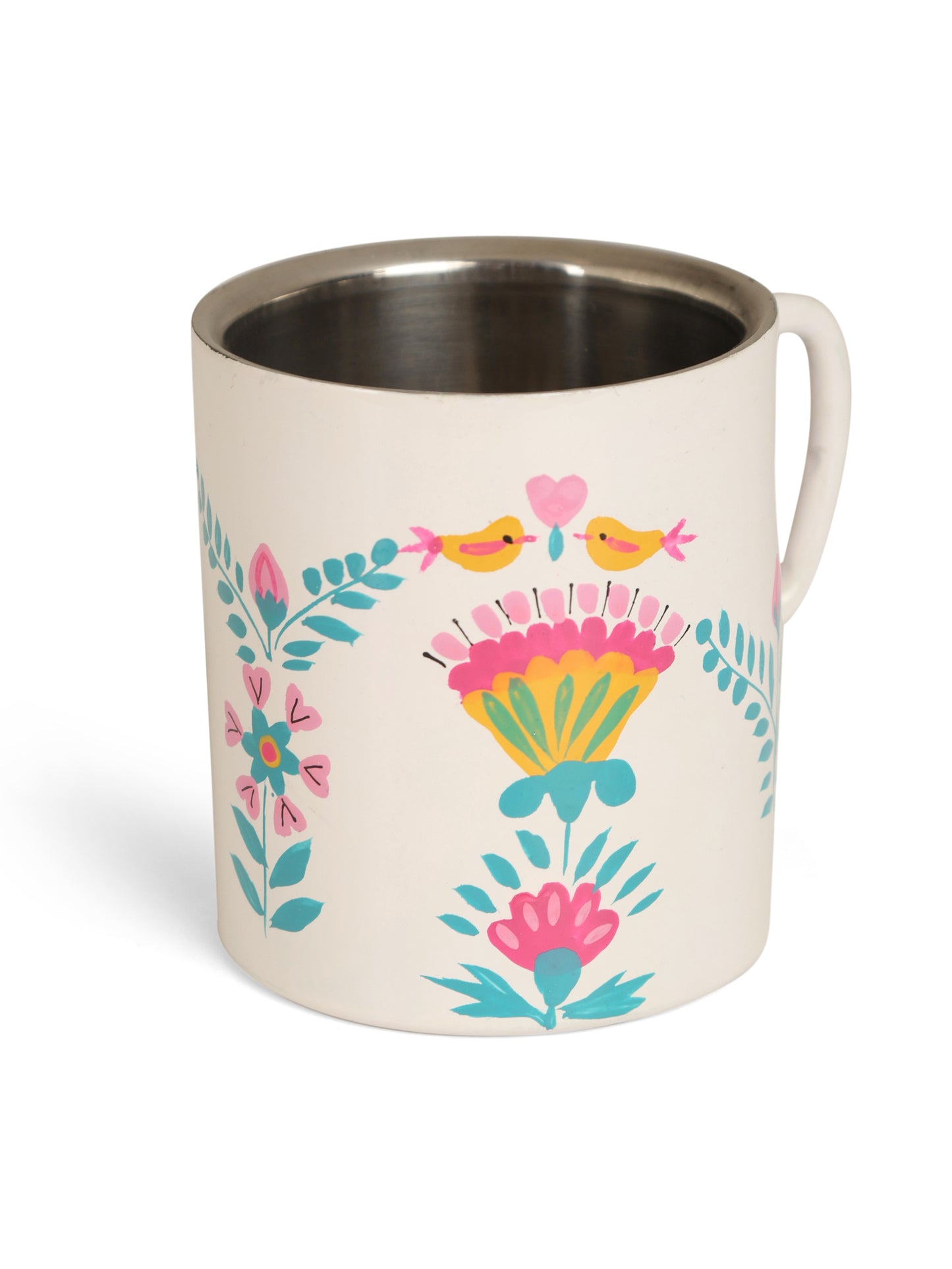 Gardenia double walled coffee mug