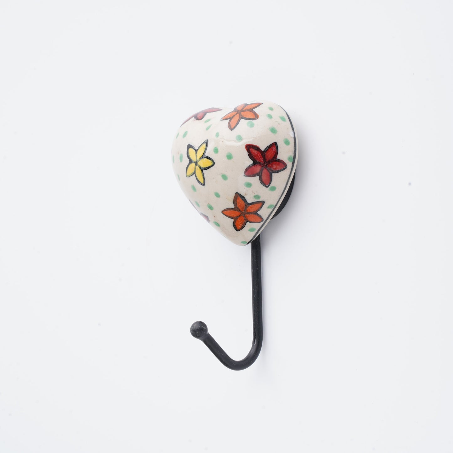 Bud bloom wall hook, white