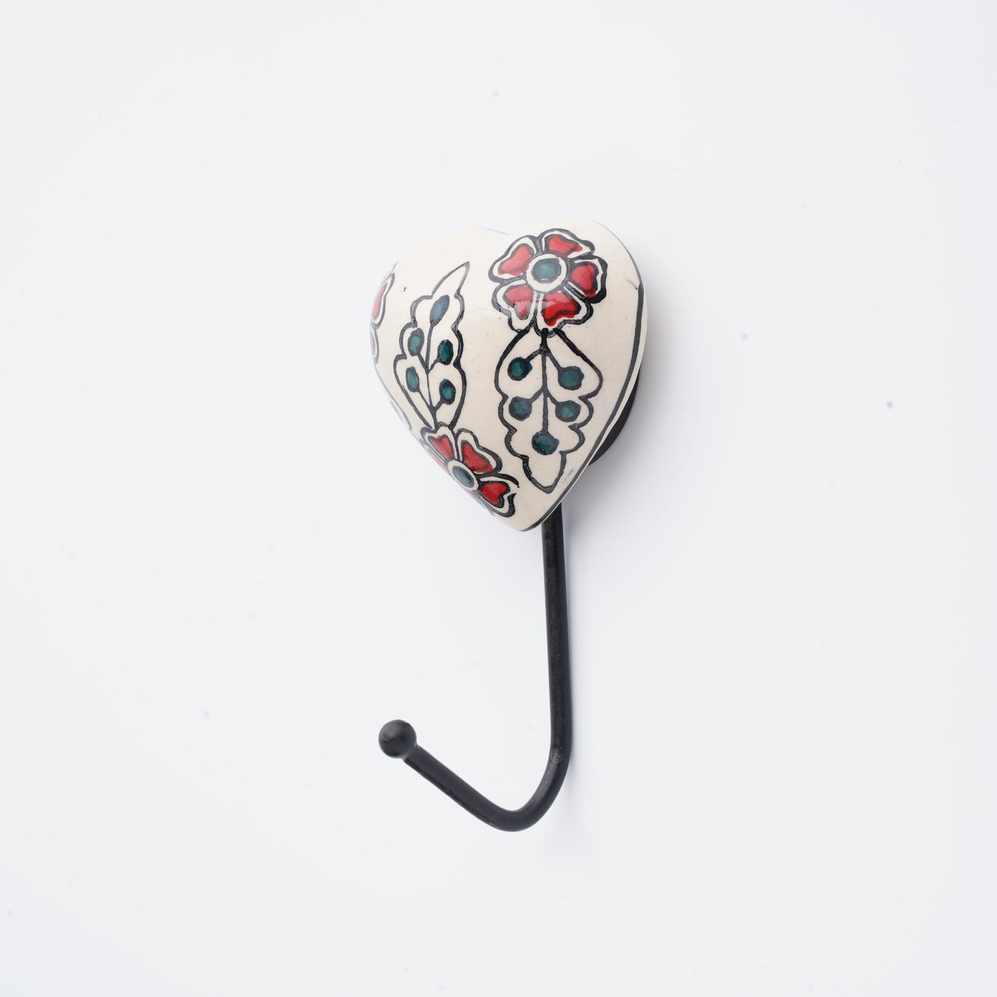 Bud bloom wall hook, Red