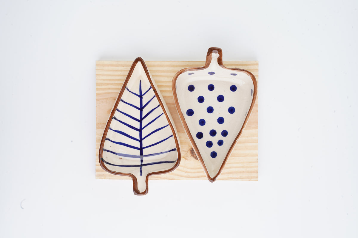 Leafy Serving Platter (Set of 2)